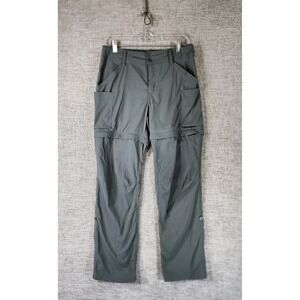 REI Convertible Hiking Pants Shorts Girls XL 18 Gray Stretch Nylon Adjustable